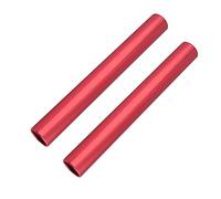 Cosmos Lot de 2 bâtons de relais en aluminium anodisé (rouge)