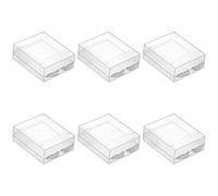 Cosmos Lot de 6 boîtes de protection en plastique compatibles avec batterie GoPro Hero Couleur transparente givrée