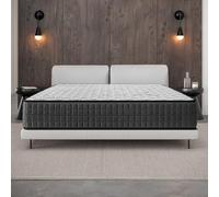 COSMOS - Matelas Gamma 140x190 - Épais 30 cm - Accueil Mousse mémoire de Forme + Blue Latex - Soutien Ferme - Réversible - Indépendance de Couchage - Durable - Hypoallergénique - Fabriqué en Europe