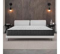 COSMOS - Matelas Gamma 160x200-21 cm - Accueil Mousse à mémoire de Forme + Blue Latex - Soutien Équilibré - Réversible - Indépendance de Couchage - Durable - Hypoallergénique - Fabriqué en Europe