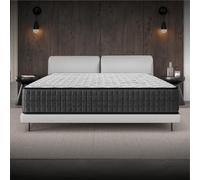 COSMOS - Matelas Gamma 160x200 - Épais 30 cm - Hybride - Noyau Ressorts Ensachés + Mousse Haute Densité - Accueil Blue Latex - Soutien Mi-Ferme - Couchage Indépendant - Réversible - Fabriqué en Europe