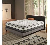 Matelas Solar 140x200 cm - Mousse à mémoire de forme HR - Soutien Blue Latex - Très Epais 30 cm, 7 Zones, Reposant, Confort, Respirant - Ergonomique