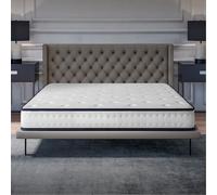 COSMOS - Matelas Upsilon 135x190 - Accueil Mousse à mémoire de Forme + Blue Latex - Confort Équilibré - 7 Zones - Réversible - Hypoallergénique - Durable - Sommeil Isolé - Fabriqué en Europe