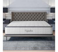 COSMOS - Matelas Upsilon 150x190-30 cm - Hybride - Ressorts Ensachés - Accueil Mousse à mémoire + Blue Latex - Confort Mi-Ferme - 7 Zones - Réversible - Sommeil Isolé - Fabriqué en Europe