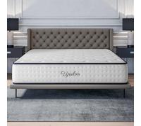 COSMOS - Matelas Upsilon 160x190-32 cm - Accueil Mousse à mémoire de Forme + Blue Latex - Confort Ferme - 7 Zones - Réversible - Hypoallergénique - Durable - Sommeil Isolé - Fabriqué en Europe