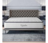 COSMOS - Matelas Upsilon 180x200-30 cm - Hybride - Ressorts Ensachés - Accueil Mousse à mémoire + Blue Latex - Confort Mi-Ferme - 7 Zones - Réversible - Sommeil Isolé - Fabriqué en Europe