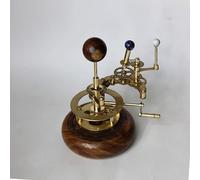 COSMOS MUSEUM Orrery en laiton - Modèle soleil, terre et lune | Système solaire mécanique fonctionnel | Décoration antique de luxe pour la maison, le bureau et la bibliothèque | Cadeau d'astronomie