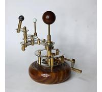 COSMOS MUSEUM Orrery en laiton - Modèle Soleil, Terre et Lune | Système solaire mécanique fonctionnel | Décoration antique de luxe pour la maison, le bureau et la bibliothèque | Cadeau d'astronomie