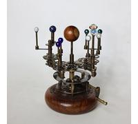 COSMOS MUSEUM Vintage Orrery - Modèle de système solaire en laiton, pièce d'art fonctionnelle pour bibliothèque, bureau et décoration d'intérieur