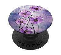 Cosmos Naissance Octobre Fleur Fleur Colorée Violet PopSockets PopGrip Adhésif