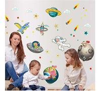 Cosmos Planètes 3D Fluorescent Rougeoyant dans le noir Une collection de planètes Ensemble Chambre Amovible Mural Garderie Decal Décor Bébé Art Autocollant mural Autocollants Décoration Des gamins