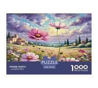 Cosmos Puzzle 1000 Pieces Cadeau Unique Fiori Piante Bellissimo Jeu Éducatif Challenge Toy À De Qualité Supérieure Peinture Art pour Adultes Enfants 70x50cm/1000pcs
