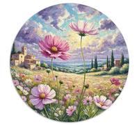 Cosmos, Puzzle Apaisant Circulaire 1000 Pièces avec, À Apprécier en Couple Ou Entre Amis 1000pcs (67.5x67.5cm)