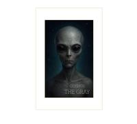 COSMOS THE GRAY: Grid Notebook for Starseeds - Mystical Alien and Cosmic Exploration. Extraterrestrial Inspiration. Cosmic being.