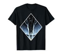 Cosmos, Univers divisé, étoiles, Chemin, lumière Noire astrale T-Shirt