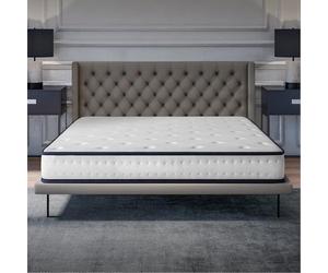 COSMOS - Upsilon - Matelas 160x200-15 cm | Mémoire de Forme + Blue Latex - Confort Souple - 7 Zones - Réversible - Hypoallergénique - Léger & Maniable