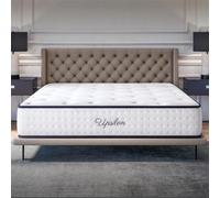 COSMOS - Upsilon - Matelas 160x200 Noyau Hybride - Épais 30 cm | Ressorts Ensachés - Mémoire de Forme + Blue Latex - Confort Mi-Ferme - 7 Zones - Indépendance de Couchage - Très Durable