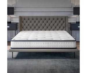 COSMOS - Upsilon - Matelas 90x190-15 cm | Mémoire de Forme + Blue Latex - Confort Souple - 7 Zones - Réversible - Hypoallergénique - Léger & Maniable