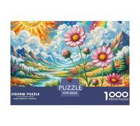 CosmosBipinnat- Puzzle The Art of Colour : Peinture de Paysage- 1000 Pièces, Série Pleine De Couleurs, Pièces Parfaitement Assorties, pour Adultes Et Enfants À Partir De 12 Ans 38x26cm/1000pcs