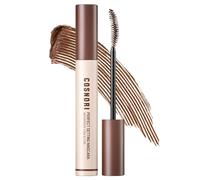 COSNORI Perfect Setting Mascara Long&Curl 02 Cozy Brown - Long Lasting Smudge - Mascara marron - Définition douce pour les yeux bleus et verts - K Beauty - 7 ml