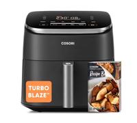 COSORI Air Fryer 6L TurboBlaze Friteuse sans Huile 9-en-1, -64% d'Énergie | Moteur DC 5 Vitesses, Compacte, 53dB Silencieuse, Panier Antiadhésif Lave-Vaisselle, Jusqu'à 3-5 Personnes