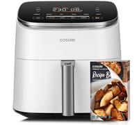 COSORI Air Fryer 9 en 1,TurboBlaze,Machine à Courant Continu,6L Compact,5 Vitesses de Vent Réglables,Friteuse Sans Huile,Économis d'Énergie de 64 Pour cent, Easy Fry,Friteuse à air,Blanc