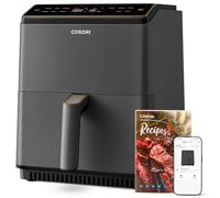 Cosori Air Fryer Dual Blaze 6,4L 11-EN-1 Cuisson Homogène | Cuisson par le haut et le bas, Grande Capacité pour Repas famille, avec 30 Recettes, Gris Foncé