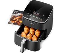 COSORI Air Fryer Turboblaze DC Moteur avec des surfaces revêtues à 100% de Céramique,Easy Fryer 5 Vitesses de Vent Réglables,Friteuse à Air,Économis d'Énergie de 64%,Friteuse à air livre de recettes