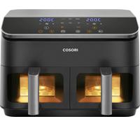 Cosori Doppel-Heißluftfritteuse CAF-R901-AEU Friteuse à air chaud 1,75 kW noir, argent