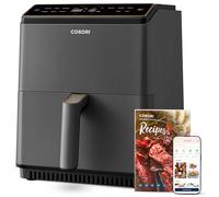 COSORI Dual Blaze Airfryer, Smart Friteuse à air chaud WiFi 6,4 L, XXL Air Fryer, 11 en 1 : pâtisserie, grillades, pain, poulet, 80+ recettes, passe au lave-vaisselle