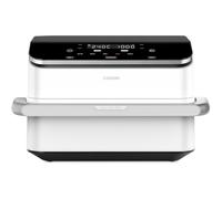 COSORI Friteuse à air 10 litres, 7 en 1 double Blaze TwinFry avec double panier 5L et 5L et séparateur amovible, 2800 W Air Fryer WiFi avec double résistance, 40-240 ℃, 70 recettes en ligne, blanc