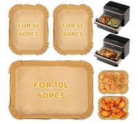 Cosori Papier Cuisson - 180 Pièces Sulfurisé et Parchemin pour TwinFry 10L