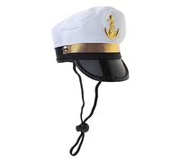 Cosplay Capitaine Halloween Costume de chien malicieux Chapeau mignon festival animal de compagnie Chapeaux Cosplay Accessoires Chapeaux pour petits chiens pour chats pour chiens Noël