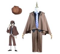 Cosplay Costume Bungou Stray Dogs Cosplay Tenue Anime Costume Halloween Party Carnival Costumes Pour Les Hommes Adultes Femme(Size:XL,Color:Ranpo Edogawa)