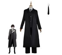 Cosplay Costume Bungou Stray Dogs Cosplay Tenue Anime Costume Halloween Party Carnival Costumes Pour Les Hommes Adultes Femmes(Size:xxl,Color:osamu dazai a)