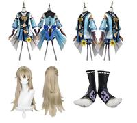 Cosplay Costume For Kirara Genshin,Women Men Uniform With Accessories,Cosplay Replica Prop Wig Shoes Full Set, Halloween Carnival Party Suit-02