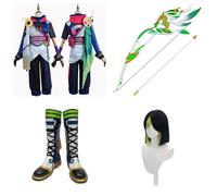 Cosplay Costume For Tighnari Genshin,Women Men Uniform With Accessories,Cosplay Replica Prop Wig Shoes Full Set, Halloween Carnival Party Suit