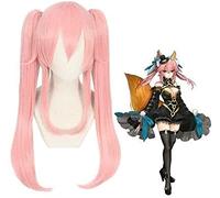 Cosplay Game Fate/Grand Order Tamamo no Mae Anime Cosplay Wig Comic-Con Pink Wig Christmas Carnaval Halloween Party Daily Life Men and Women Fashion Wig Beauty