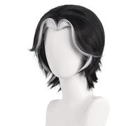 Cosplay Hazbin Hotel Husk Wig Anime Halloween Role Play Party Black Short Hair