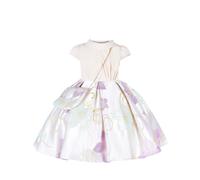 Cosplay Life Elegant Flower Robe For Girls Young Adult Fashion Bow Flower Flower Taignline Kids Party Festival g de 5 9 ans (rose 5 ans)