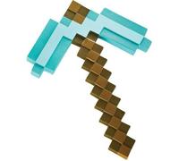 Cosplay - MINECRAFT PIOCHE - Marque Half Moon Bay Bbq - Couleur(s) Marron et bleu - Couleur principale Blanc