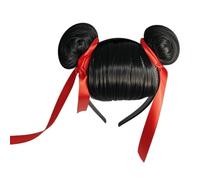 Cosplay Ne Zha Serre-tête pour studio photo Halloween Accessoires accrocheurs pour Pâques Adorkable Party Daily Wear Coiffe Double Chignon Coiffure