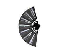 Cosplay Props Fan - Illuminated Fold Fan Rechargeable Accessory, Colorful Flash Light Design for Ravee Costume Stage Performance | Outdoor Dancing Events, Anime Party Outfits, Club Festival Parade