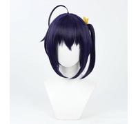 Cosplay Takanashi Rikka Wig Anime Love, Chunibyo/Other Delusions Party Dress Wig Purple Black Mixed Short Wig