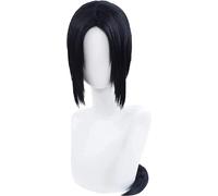 Cosplay Uchiha Itachi Cosplay Perruque Anime Noir Longue Ligne Droite Perruques avec Une Frange Cosplay Femmes avec Perruque