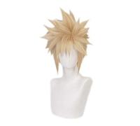 Cosplay Wig Anime Final Fantasy VII Cloud Strife Perruque Courte Cosplay Costume résistant à la Chaleur Cheveux synthétiques Hommes Carnaval fête Perruques
