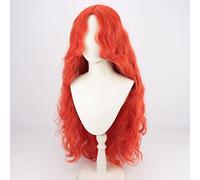Cosplay Wig Anime Perruque Elden Ring Cosplay Malenia Lame de Miquella Perruque, Orange Longue Perruque Bouclée, Costume Halloween Perruque, for Halloween, Fête Costumée, Spectacle Anime, Événement Co