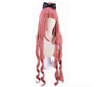 Cosplay Wig Anime Wig Hypnosis Mic Division Rap Battle Cosplay Ichijiku Kadenokoji Perruque, Longue Perruque Rouge, Costume Halloween Perruque, for Halloween, Costume Party, Anime Show, Cosplay Event