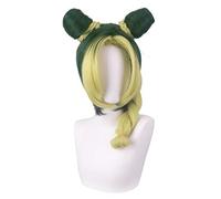 Cosplay Wig For Jolyne Cujoh Jojo's Bizarre Adventure Yellow Green Wig Carnival Party Wig