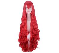 Cosplay Wig For Land Of The Lustrous Padparadscha 110cm Red Wavy Hair Houseki No Kuni Bort Country Of Jewels